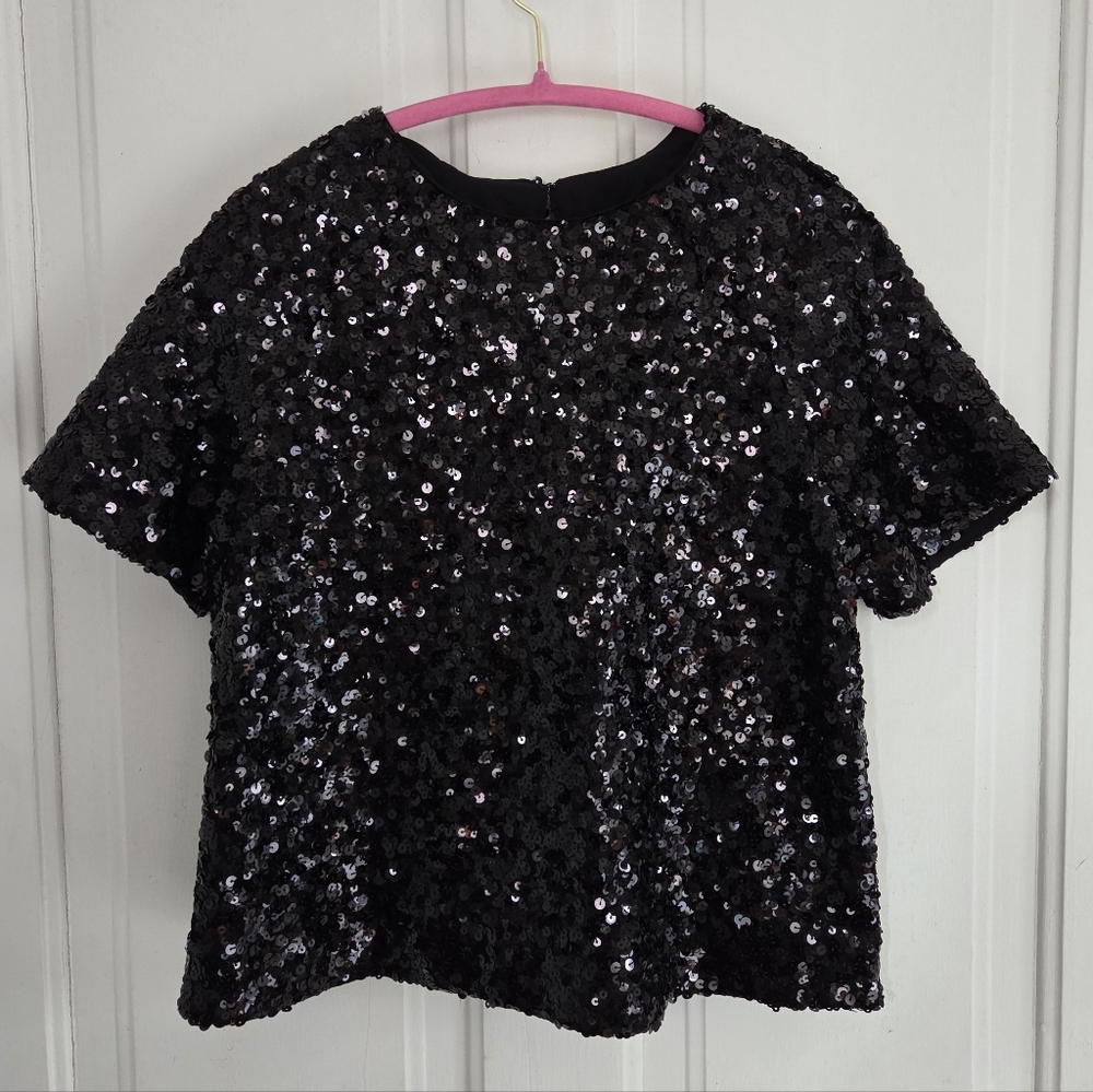 Banana Republic Alina Sequin Top